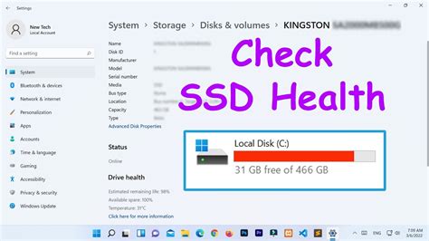 How to check SSD health in Windows 11 .